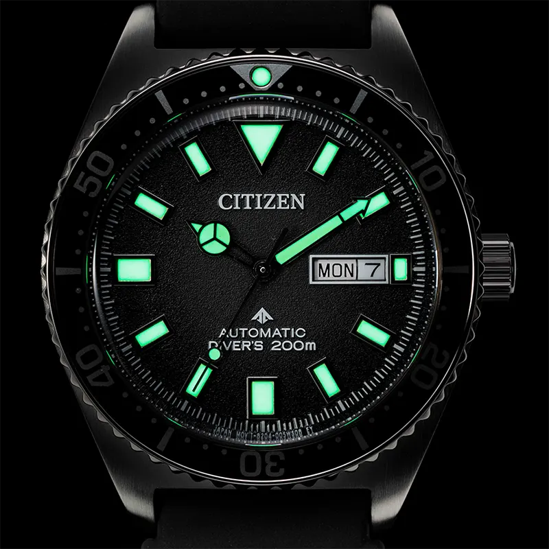 Citizen Promaster Diver's Polyurethane Automatic Black Dial Men's Watch  NY0120-01E